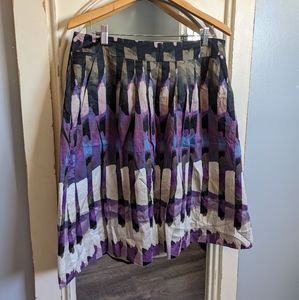 Ann Taylor printed skirt
